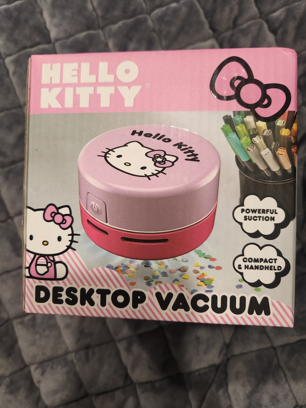 Hello Kitty Pink Desktop Vacuum - Compact Handheld